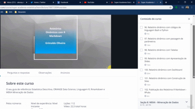 Super Academia Estatística - 9 cursos em 1 – Screenshot 3