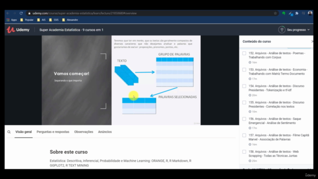 Super Academia Estatística - 9 cursos em 1 – Screenshot 4