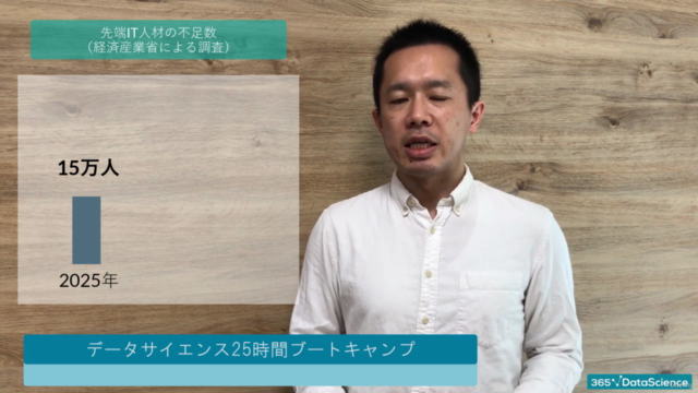 【世界で55万人が受講】データサイエンティストを目指すあなたへ〜データサイエンス25時間ブートキャンプ〜 – Screenshot 1