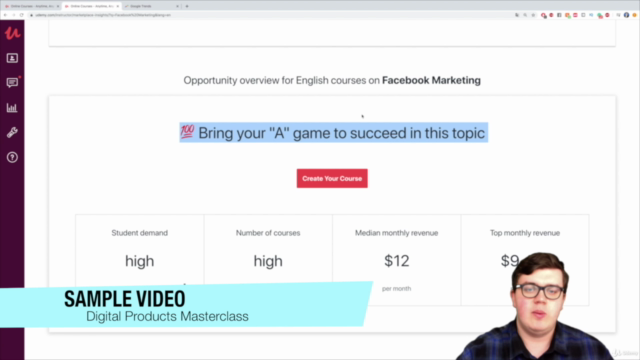 Digital Products Masterclass: Courses, E-Books & Audiobooks – Screenshot 3