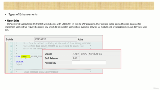 SAP ABAP Enhancement - User exit Customer Exit, BADI & more – Screenshot 3