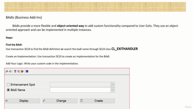 SAP ABAP Enhancement - User exit Customer Exit, BADI & more – Screenshot 4