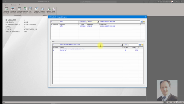 Crie um Sistema do Zero com Excel, VBA, SQL, Banco de Dados – Screenshot 1