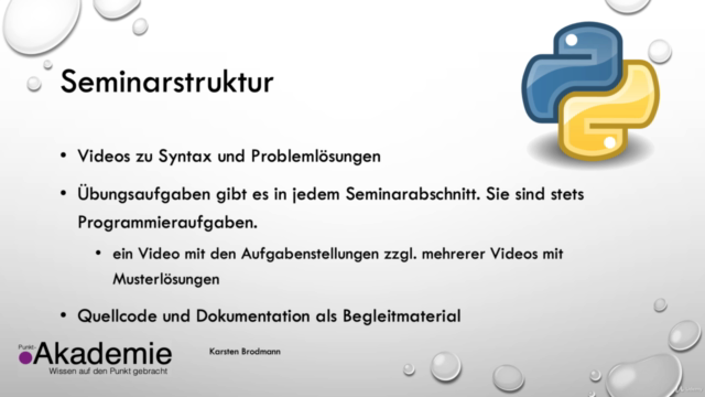 Python 3 - Einführung in die Programmierung – Screenshot 4