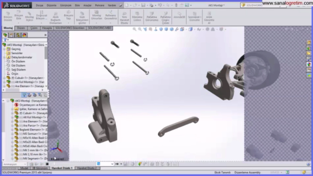 SolidWorks 2015 Montaj, Animasyon, Teknik Resim Eğitim Seti – Screenshot 4