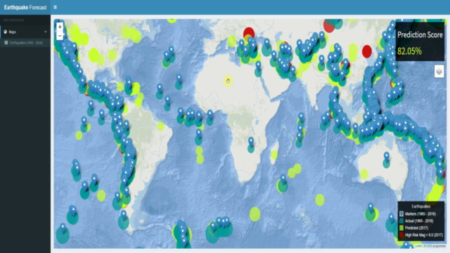 Machine Learning for Predictive Maps in Python and Leaflet – Screenshot 1