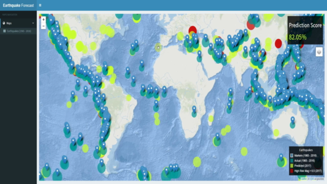 Machine Learning for Predictive Maps in Python and Leaflet – Screenshot 2