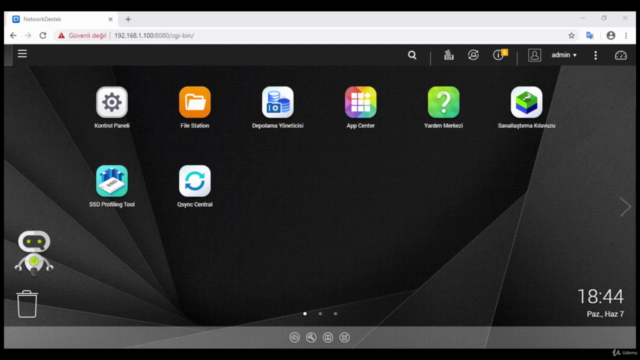 QNAP NAS STORAGE EĞİTİMİ – Screenshot 1