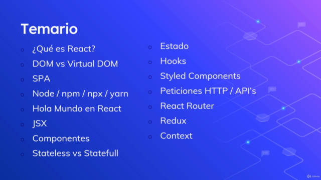 React desde cero 2020. Redux, Hooks, Context, y MUCHO MÁS! – Screenshot 4