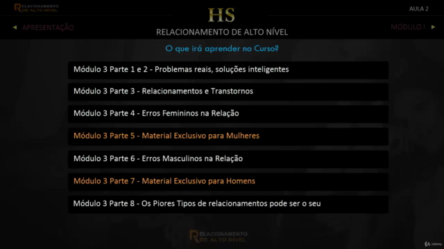 Relacionamento de Alto Nível (todos os níveis) – Screenshot 3