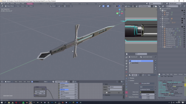 Scifi Sword Tutorial: Blender / Quixel / Unreal – Screenshot 4