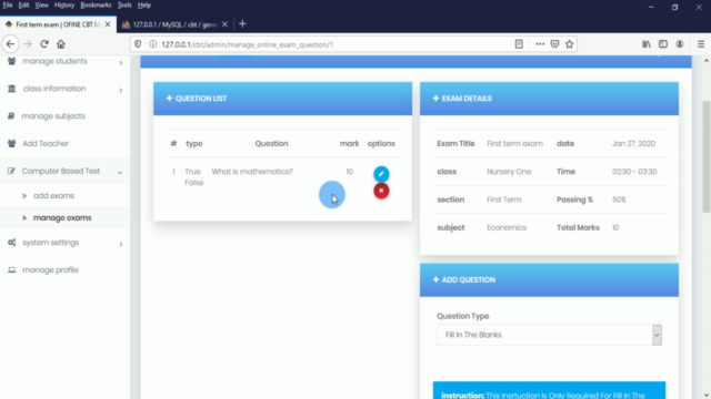 Develop Computer Based Test (CBT) and Chat App In PHP : 2022 – Screenshot 4