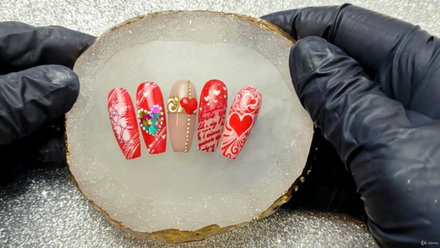 Heart Pattern Nail Art Decorations – Screenshot 2