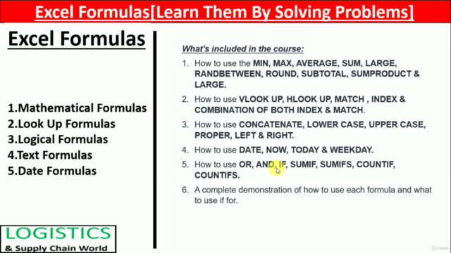 Microsoft Excel Formulas [Learn Them By Solving Problems] – Screenshot 4