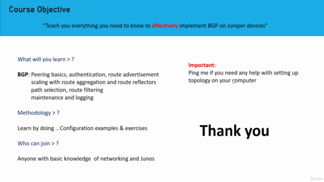 BGP for Juniper JNCIS, JNCIP – Screenshot 2