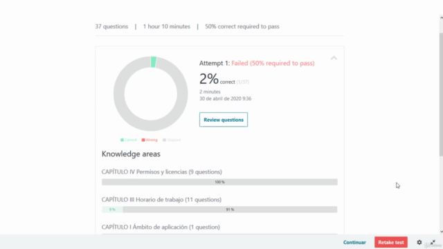 Test 300 preguntas explicadas, temario común sanidad OPE GVA – Screenshot 3