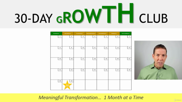 30-Day Growth Club - Self-Guided, Goal-Focused Life Coaching – Screenshot 1