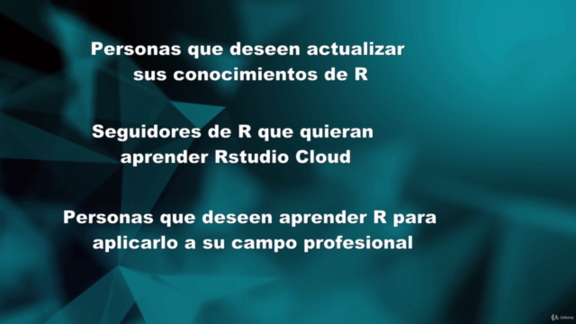 Aprende lenguaje R con Rstudio Cloud desde cero – Screenshot 1