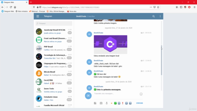 C# e Windows Forms: Comunicando com Bot do Telegram [+eBook] – Screenshot 1