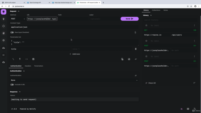 AJAX API JSON Connect to JSON data using AJAX webpage – Screenshot 3