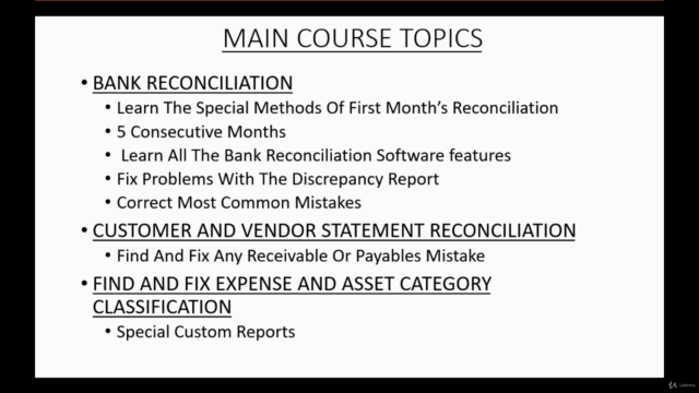QuickBooks Online Bank Reconciliation, Proving Correctness – Screenshot 4