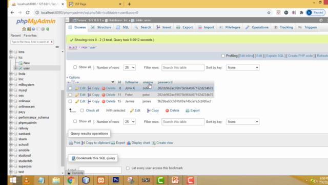 JSP AJAX Bootcamp – Screenshot 4