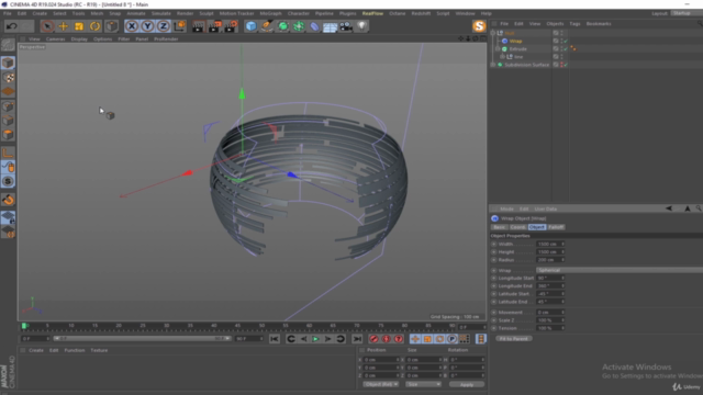 How to create a Broadcast Design in Cinema 4D – Screenshot 2