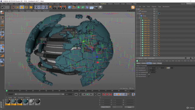 How to create a Broadcast Design in Cinema 4D – Screenshot 3