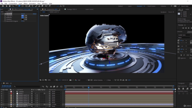 How to create a Broadcast Design in Cinema 4D – Screenshot 4