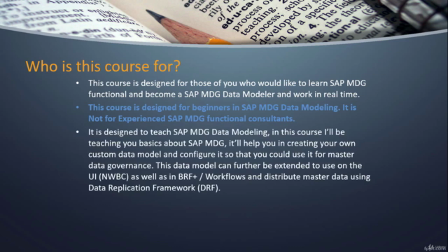 SAP MDG - Data Modeling for Beginners with Hands-On – Screenshot 1