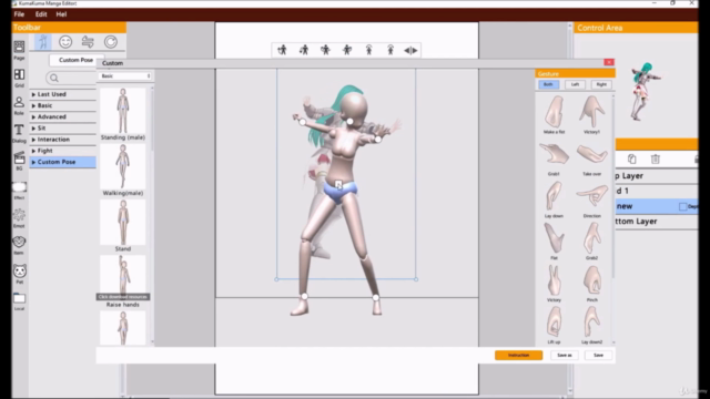 Softwares to create manga without drawing skills – Screenshot 2