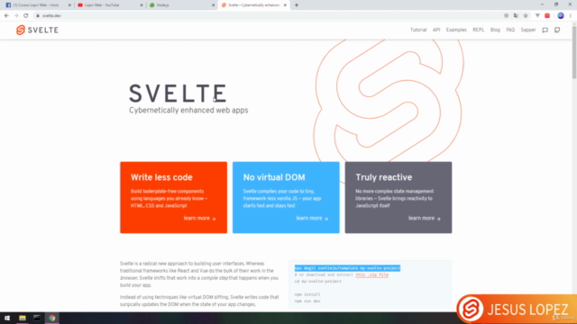 Introduccion a Svelte JS nuevo Framework Javascript 2020 – Screenshot 2