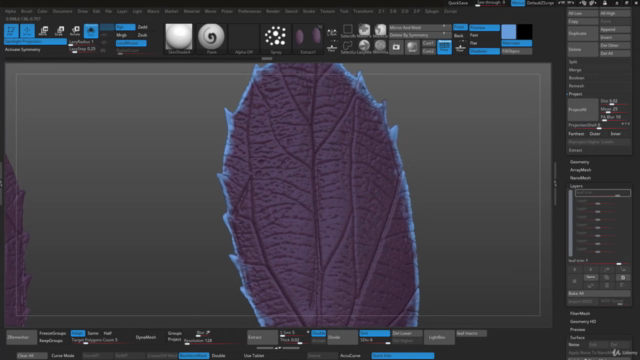 Hard Surface Fantasy Female Character Sculpting in Zbrush – Screenshot 3
