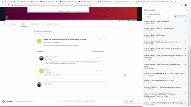 The Complete PHP 8 Masterclass - Go from Beginner to Artisan – Screenshot 2