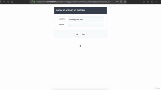 Emissor de NFCe com o Scriptcase – Screenshot 1