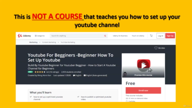 YOUTUBING ADVANCE COURSE - Building Your #1 Youtube Channel – Screenshot 2