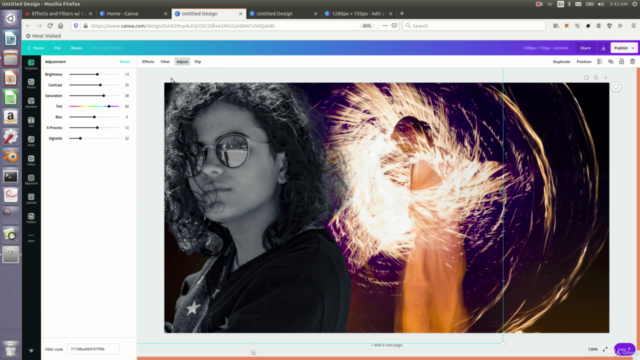 Effects and Filters w/ Canva – Screenshot 2