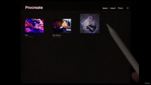 Procreate: Getting Started With Procreate on the iPad – Screenshot 1