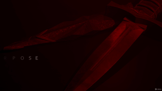 Realistic Dagger Game Asset Creation in Blender – Screenshot 1