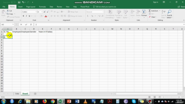 Data Visualization with Excel - Crash Course - Screenshot_01