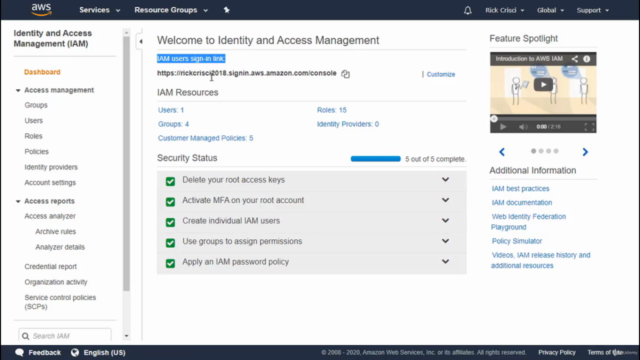 Clear and Simple AWS Advanced Security 2022 – Screenshot 1