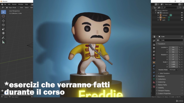 Impara Blender 2.8 dalla modellazione al rendering – Screenshot 3