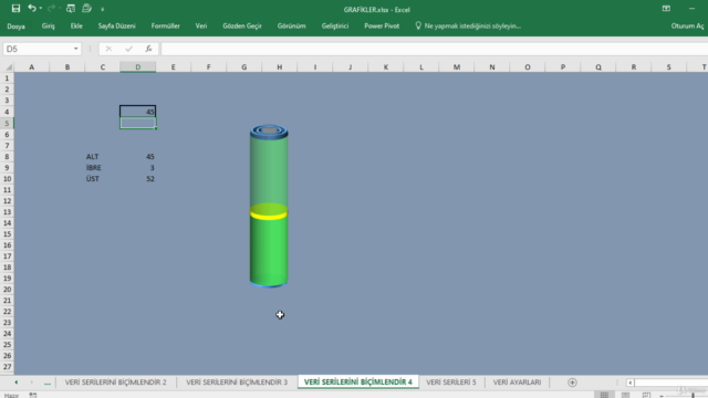 Excel FULLSET-Formüller-Pivot Tablolar-Grafikler-Uygulamalar – Screenshot 3