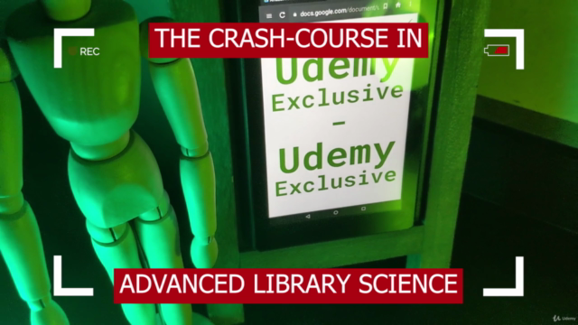 The Crash-Course in Advanced Library Science – Screenshot 1