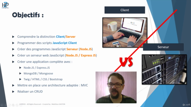 Développement Web JavaScript : Node.JS & MongoDB, archi. MVC – Screenshot 1