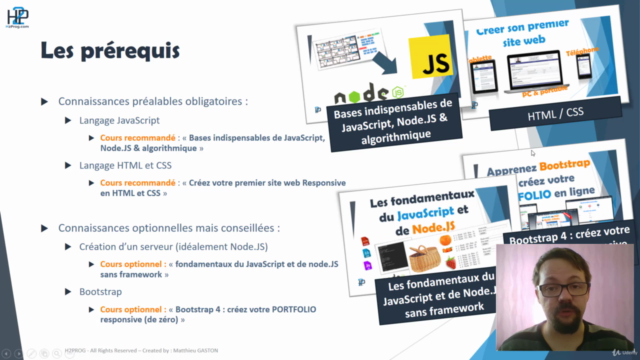 Développement Web JavaScript : Node.JS & MongoDB, archi. MVC – Screenshot 4