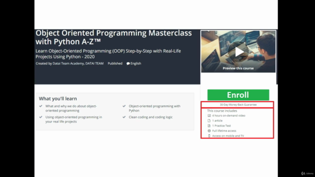 Object Oriented Programming Masterclass with Python A-Z™ – Screenshot 4