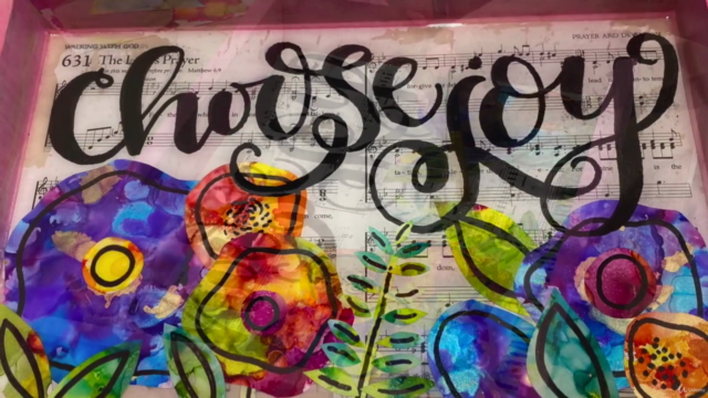 Alcohol Ink & Resin Wood Tray – Screenshot 1