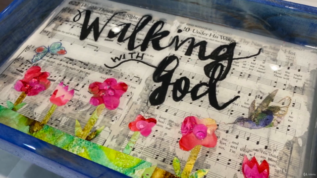 Alcohol Ink & Resin Wood Tray – Screenshot 2