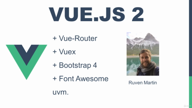 Vue.js 2 - Der Praxiskurs (inkl. vue-router, vuex, uvm.) – Screenshot 1